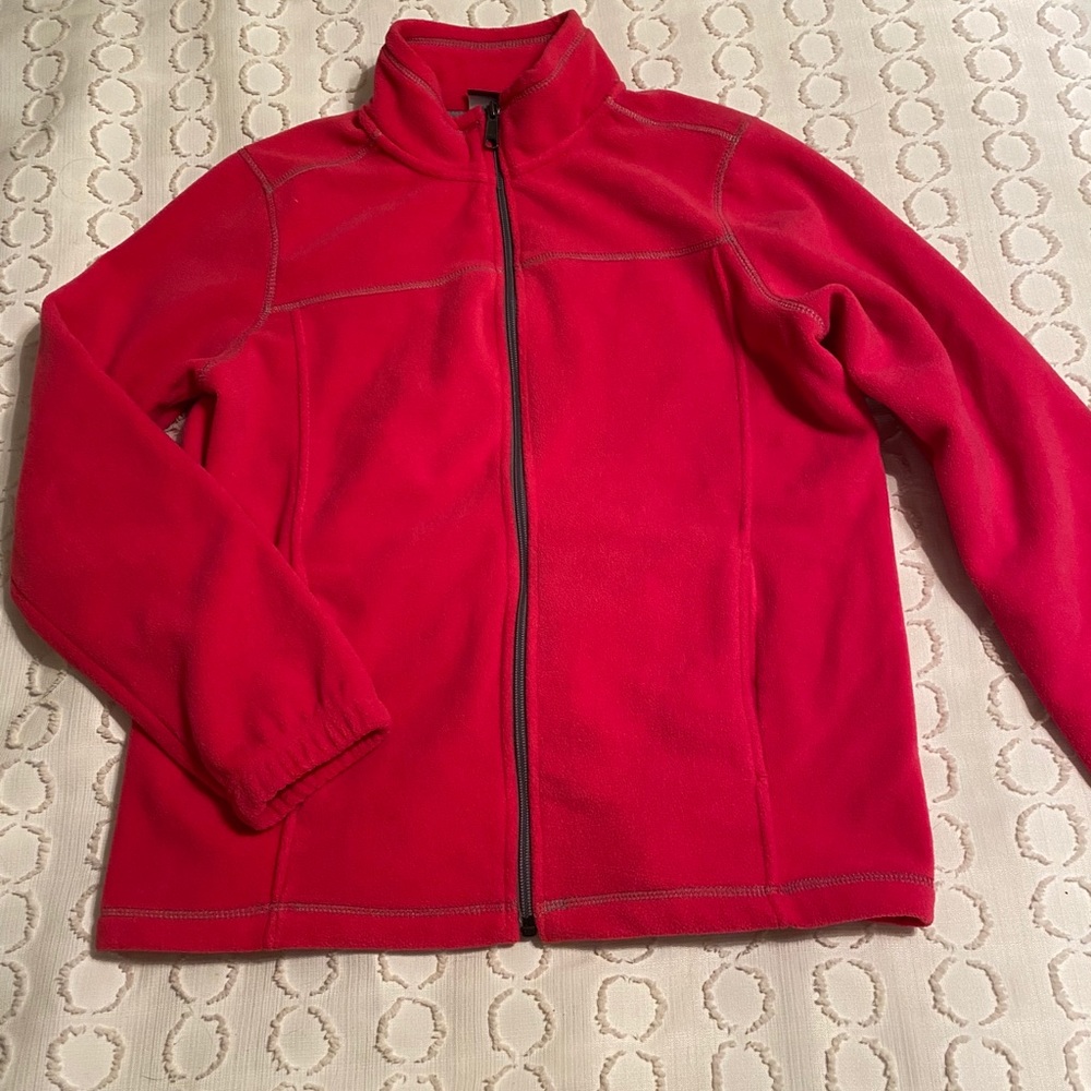 Hot Pink Fleece Coat